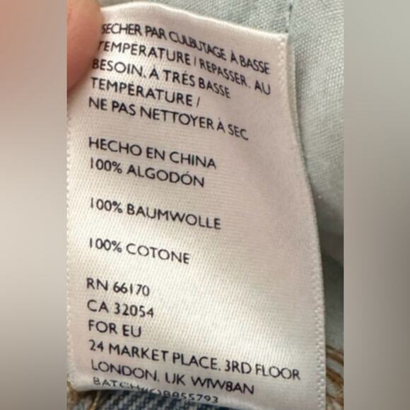 BDG Urban Outfitters Jeans Distress Rip Light High Rise Straight Women Size 29 - Picture 12 of 14